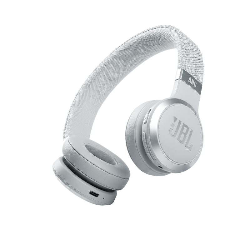 JBL Live 460NC - White - Wireless on-ear NC headphones - Hero image number null